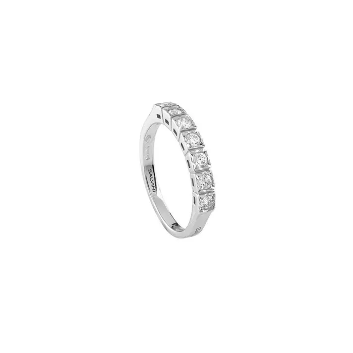 SALVINI Veretta In Oro Bianco Con Diamante - Verette