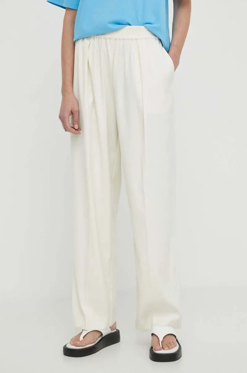 Samsoe Samsoe pantaloni donna colore nero Beige