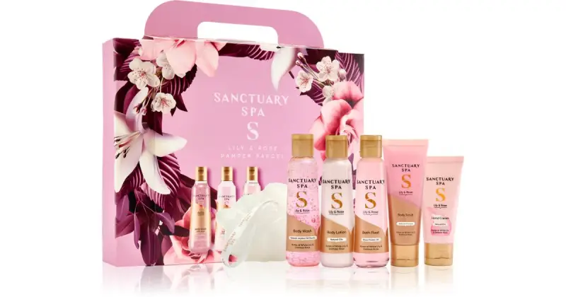 Sanctuary spa Lily & Rose kit da viaggio per il corpo