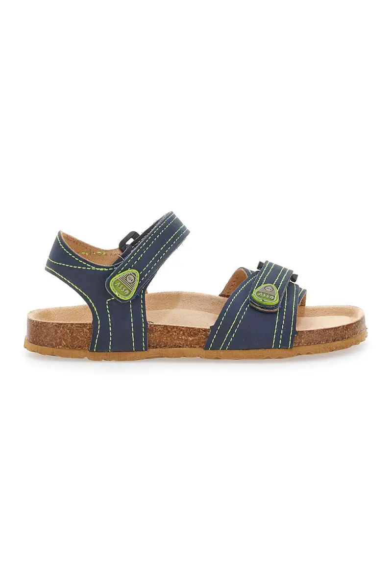 ASSO Sandali Blu con Chiusura in Velcro 64135