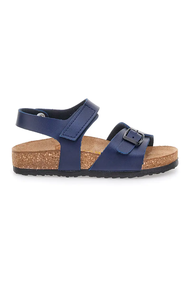 PITTARELLO BIO Sandali Blu Con Strappi In Velcro 257080
