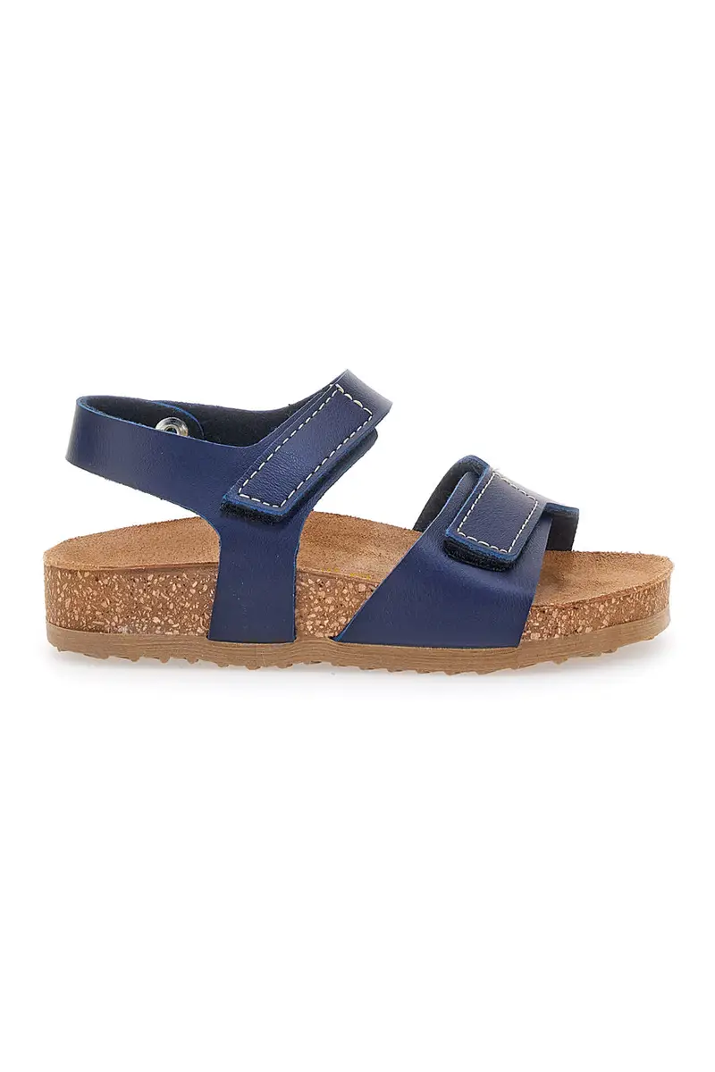 PITTARELLO BIO Sandali Blu Con Velcro 257081