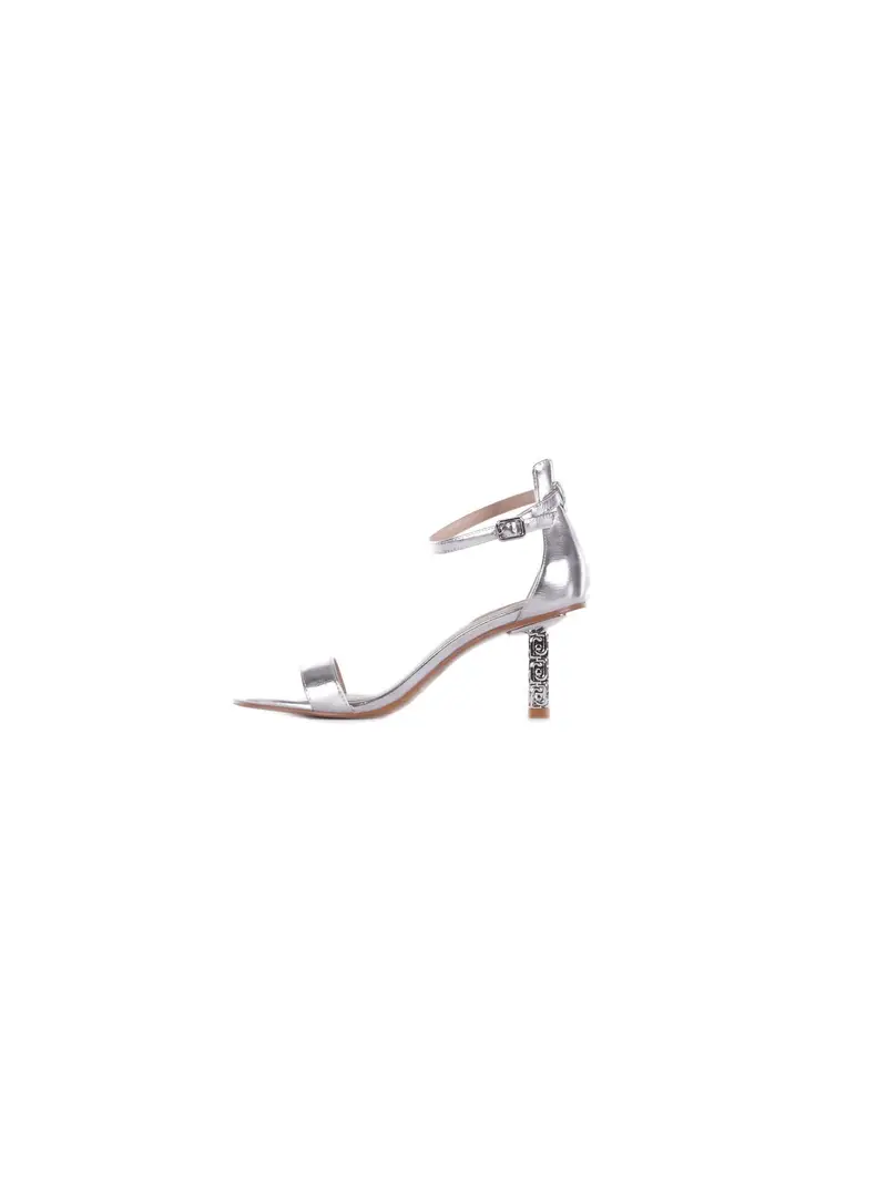 LIU JO Sandali Donna Silver Ale 04 sandal metallic