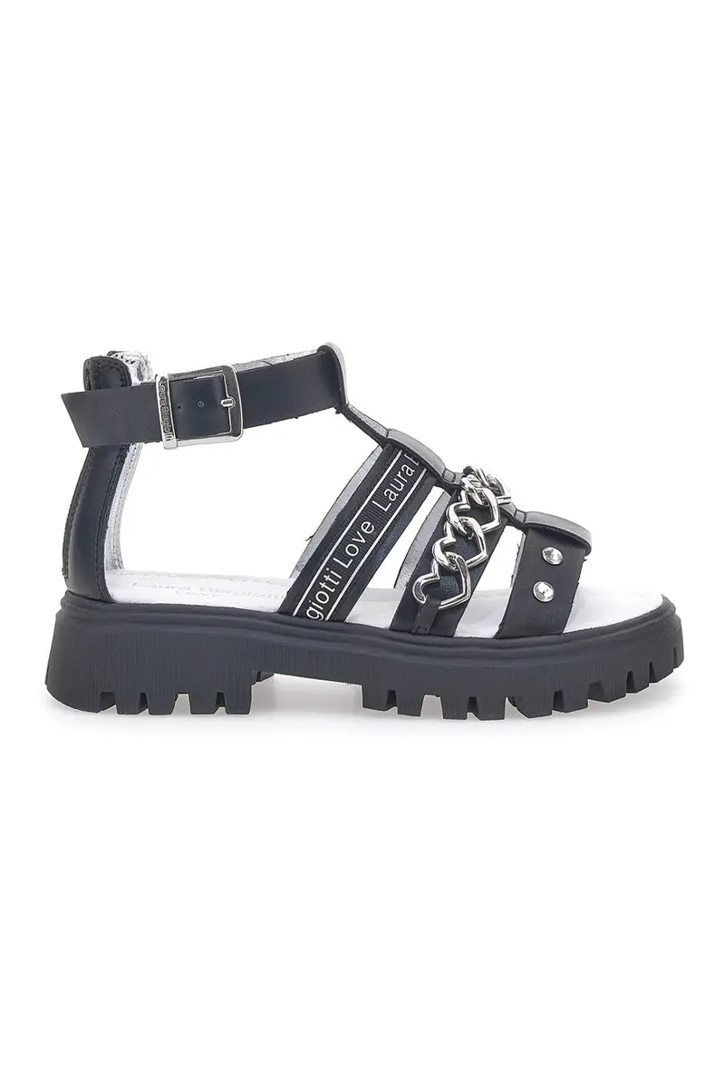 LAURA BIAGIOTTI Sandali Fisherman Neri 9024