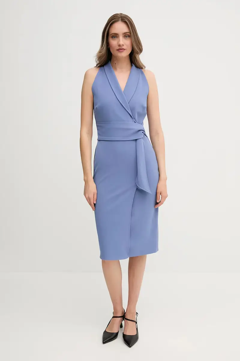 Sandro Ferrone vestito colore blu S18XBESAY