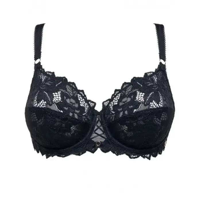 Reggiseno push-up da donna Sans Complexe Lingerie Arum Prima Noir