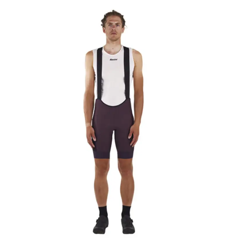SANTINI Gravel - pantaloncini ciclismo - uomo Bordeaux
