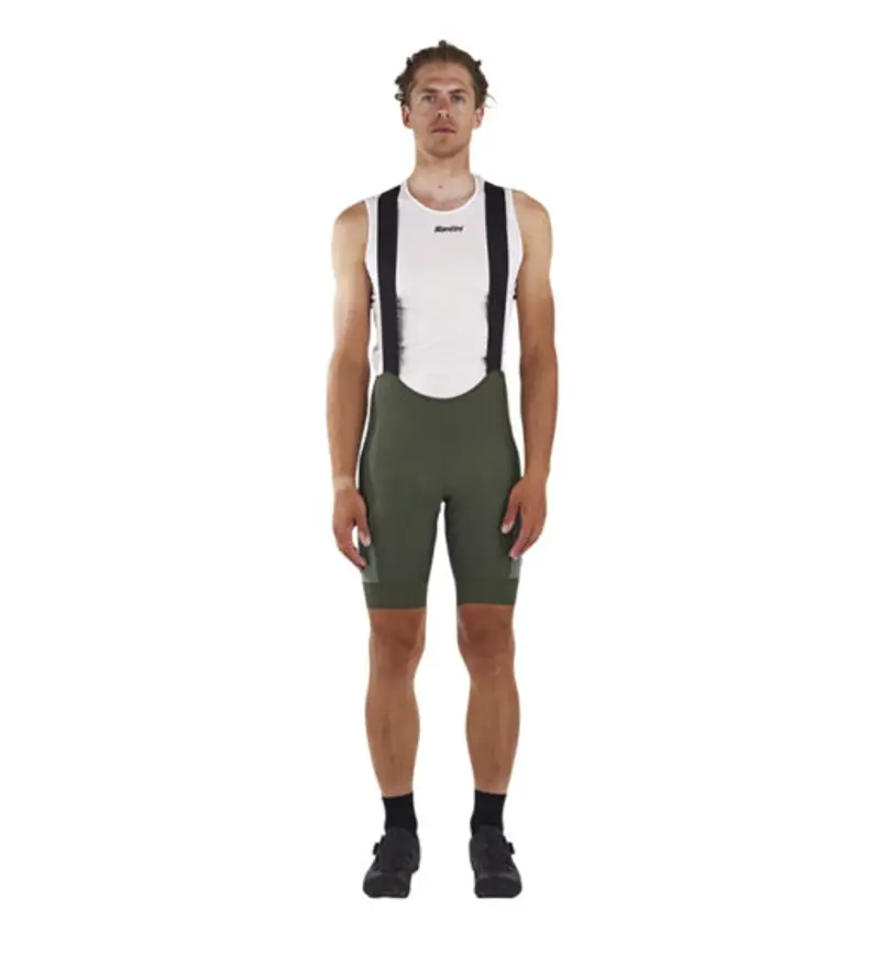 SANTINI Gravel - pantaloncini ciclismo - uomo Green