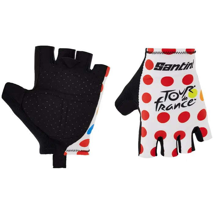 Santini Guanti TOUR DE FRANCE 2026 Bianco