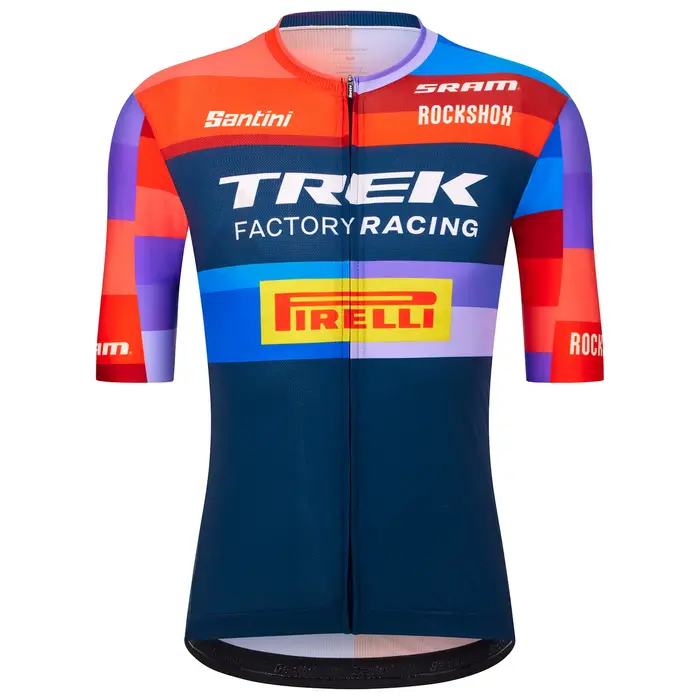 Santini Maglia manica corta TREK FACTORY RACING 2025 Colorato