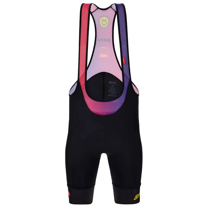Santini Pantaloncino con bretelle LA VUELTA Barcelona 2023 Nero