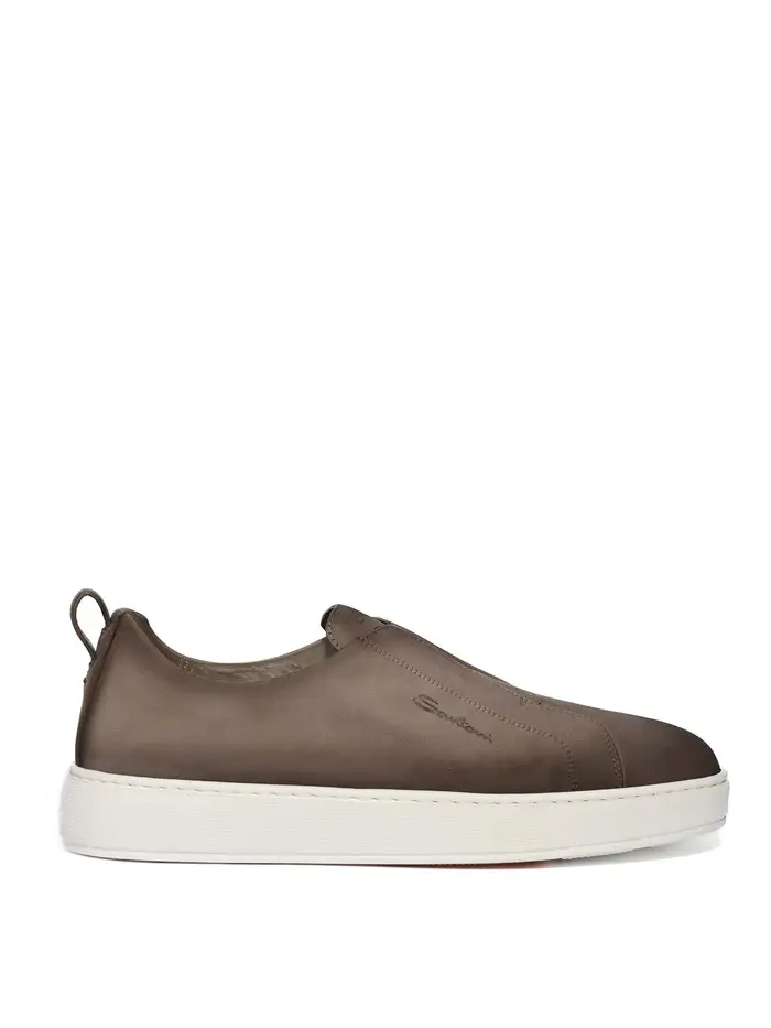 Sneakers Senza Lacci Victory-Fehu59 Beige