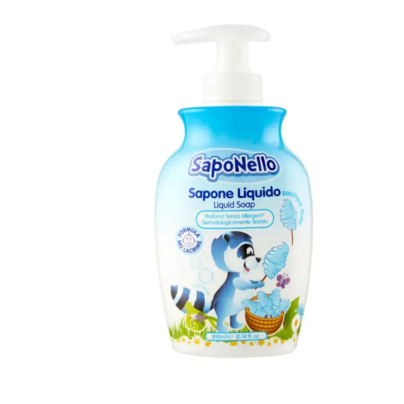 Saponello Sapone Liquido Zucchero Filato 300 Ml