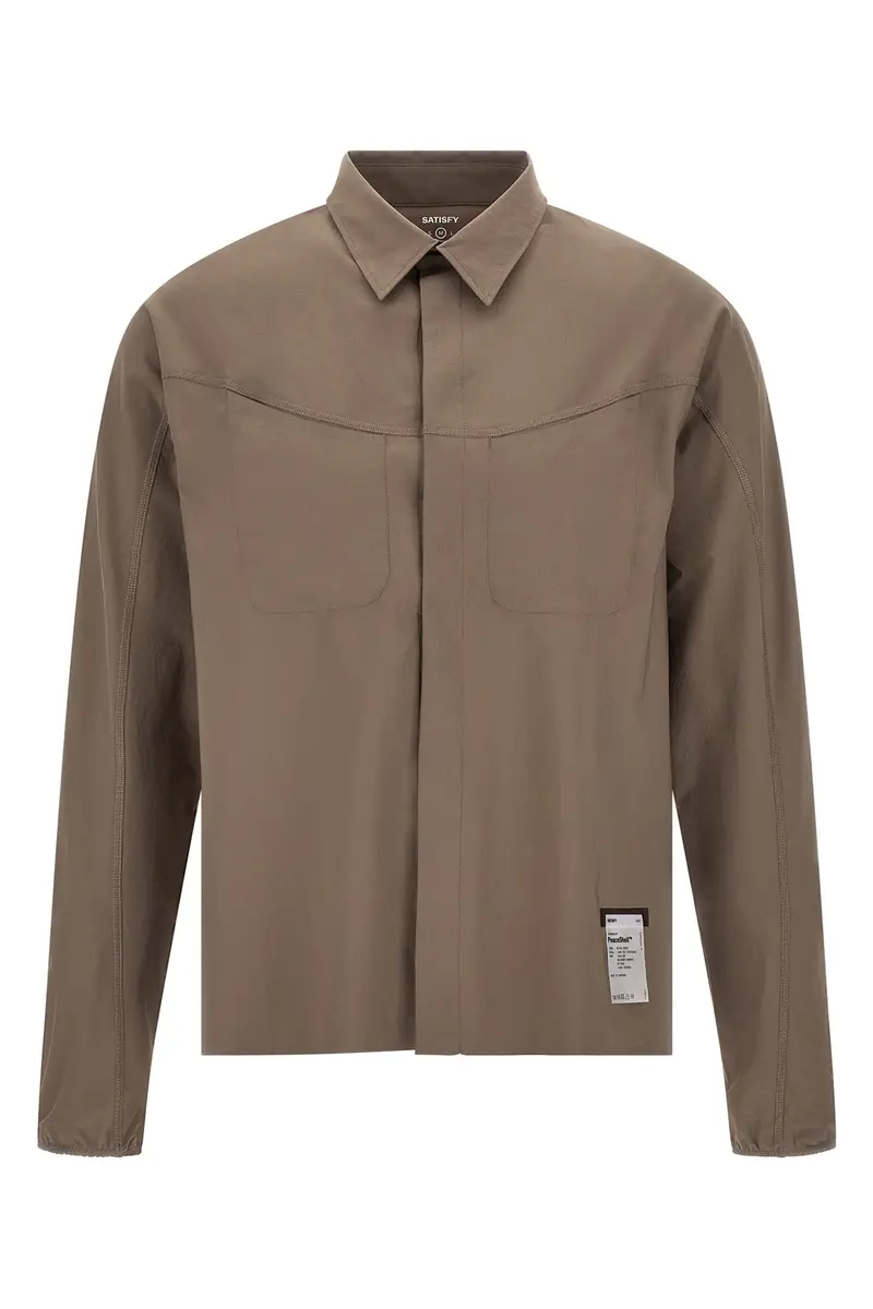 SATISFY Camicia Peaceshell™ River Marrone