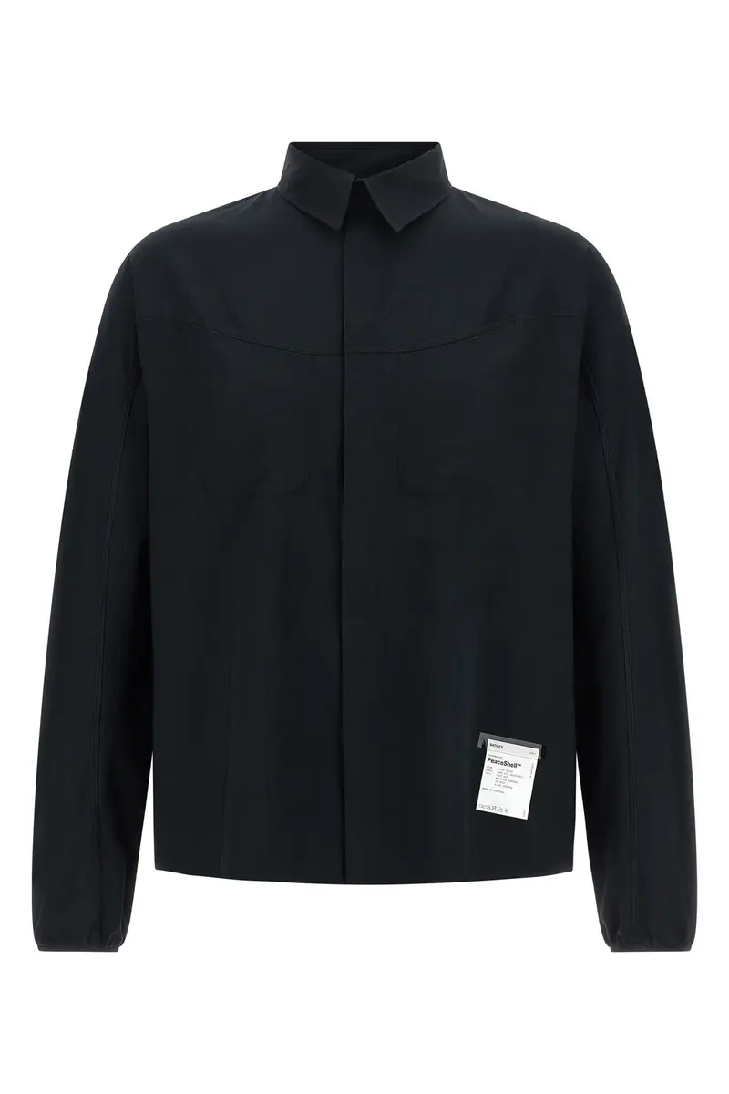 SATISFY Camicia Peaceshell™ River Nero