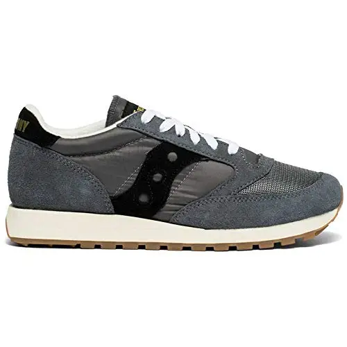 Saucony Jazz Original Vintage, Sneaker Uomo, Grigio Nero, 38 EU