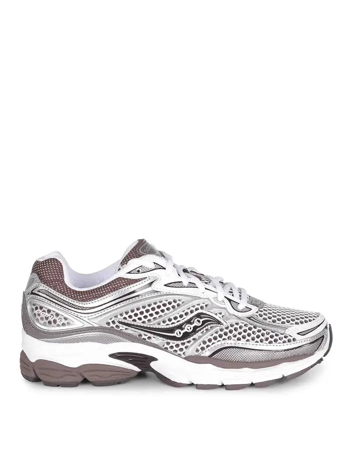 Saucony Sneakers Progrid Omni 9 Realizzate In Pelle Marrone