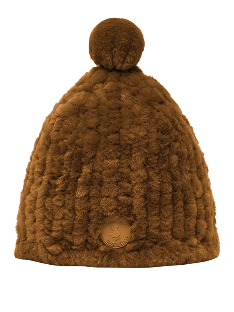 save-the-duck berretto kini da donna - marrone