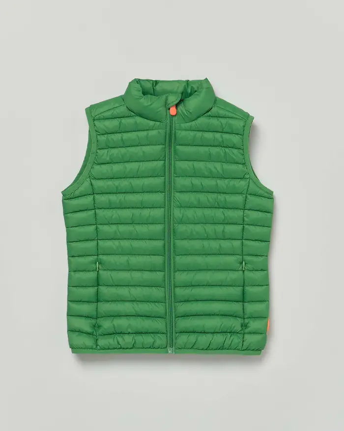 Save the duck Gilet Dolin verde imbottito in Plumtech®