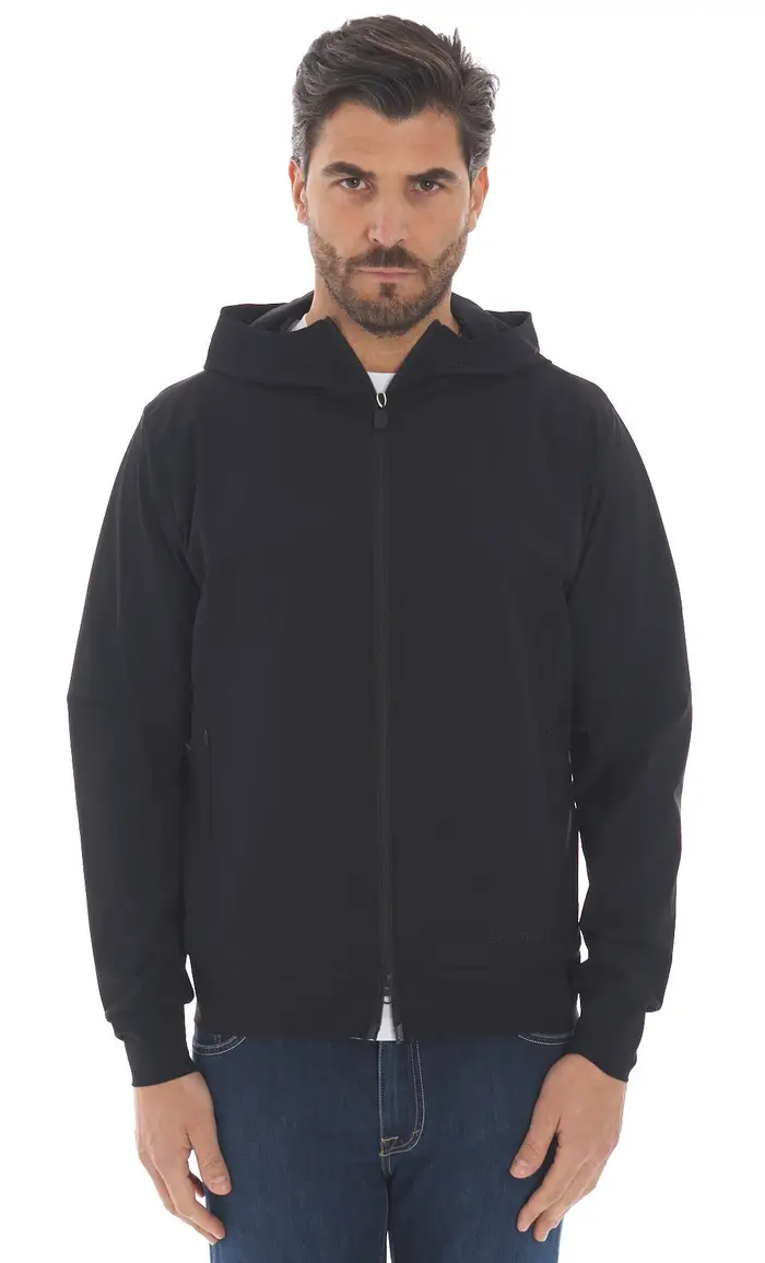 SAVE THE DUCK Giubbotto tecnico con cappuccio luiz, colore nero