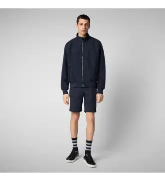 Save The Duck per uomo D35190M-DARK20 Giacca Finlay blu navy, Casual, Manica lunga, Polister riciclato, Sostenibile