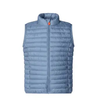 Save The Duck unisex per bambino J82430X-GIGA22 Gilet blu Dolin (10años= 140cm), Casual, Polister riciclato, Sostenibile, moda per bambini