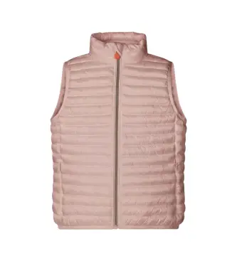 Save The Duck unisex per bambino J85310G-IRIS22 Gilet rosa Ava (12años= 152cm), Casual, Polister riciclato, Sostenibile, moda per bambini