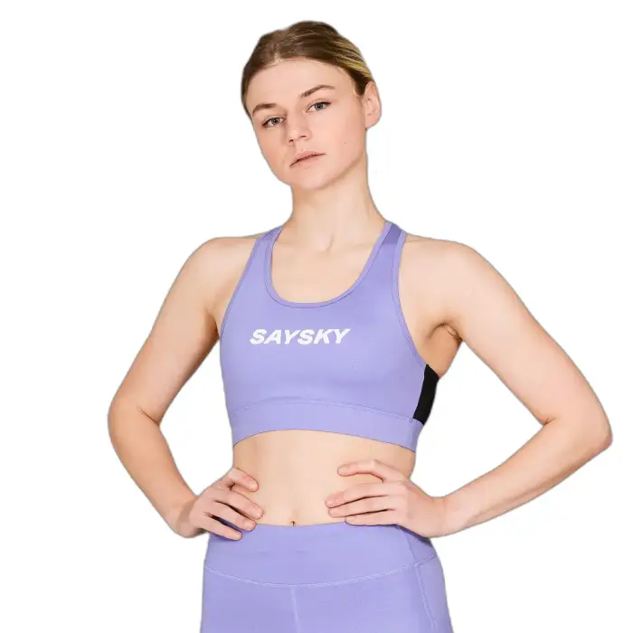 Reggiseno sportivo Saysky Combat Logo Violet