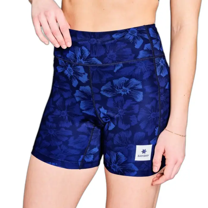 Shorts Saysky Flower Combat+ Tights 7" Bleu