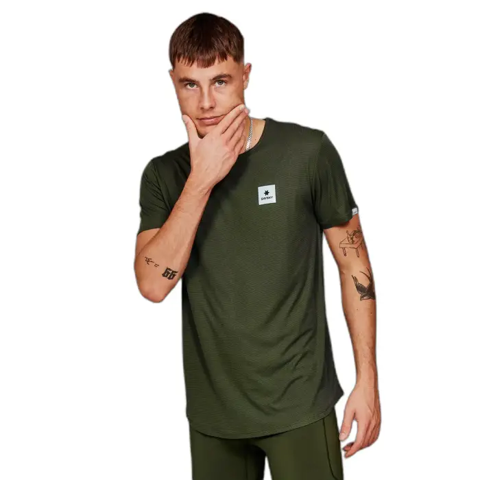 T-shirt Saysky Clean Flow Vert