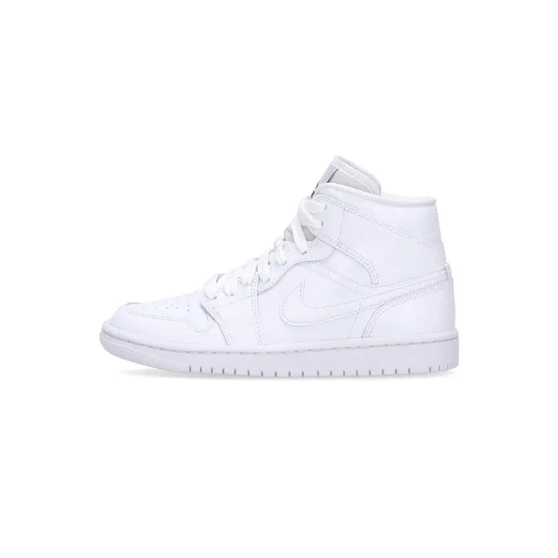 Jordan Scarpa Alta Donna Wmns Air 1 Mid White/white