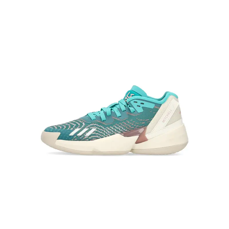 Adidas Scarpa Basket Uomo D.o.n. Issue 4 Semi Mint Rush/wonder Mauve/off White