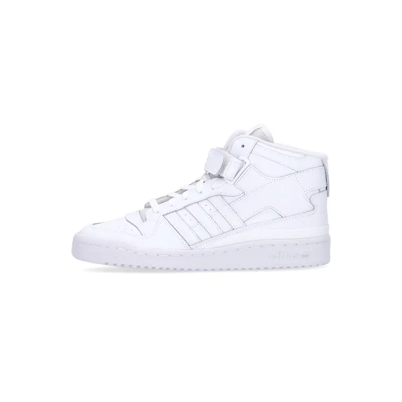 Adidas Scarpa Basket Uomo Forum Mid Cloud White/cloud White/cloud White