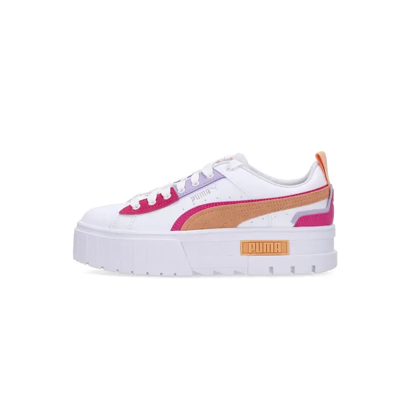 Puma Scarpa Bassa Donna Mayze Ut Pop Wns White/orange Peach/glowing Pink
