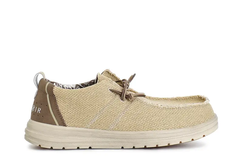 CafèNoir scarpe barca in canvas crema