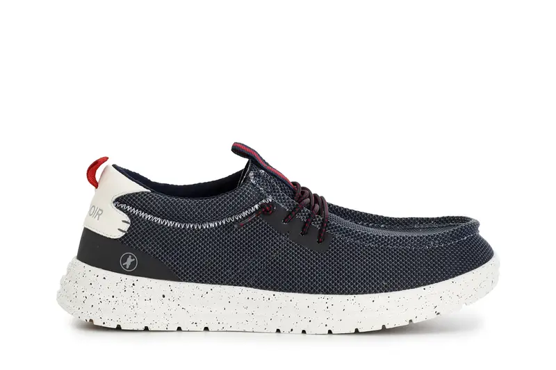 CafèNoir scarpe barca in tessuto navy