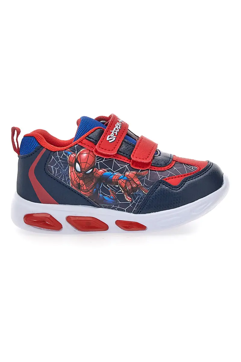 SPIDERMAN Scarpe blu con luci e dettagli rossi R1310563S10
