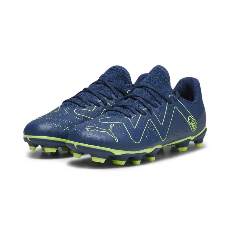 Scarpe da calcio FUTURE PLAY FG/AG da ragazzi PUMA Persian Blue Pro Green | Puma
