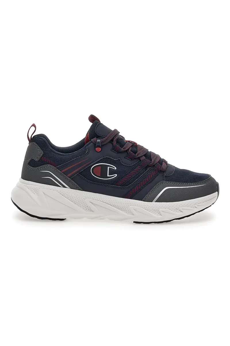 CHAMPION Scarpe da fitness Grigie e Rosse Warrior Low Cut Shoe