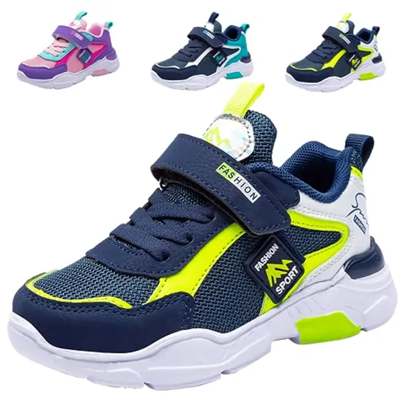 PHMNZIP Scarpe Ginnastica Ragazzi 27 Corsa Bambina Basket Ragazze Leggere Sportive Camminata Bambine Atletica Tennis Sneaker