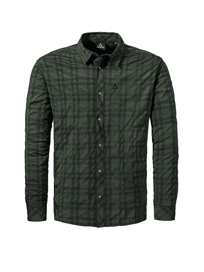 Schöffel Camicia da uomo Yekuro verde scuro