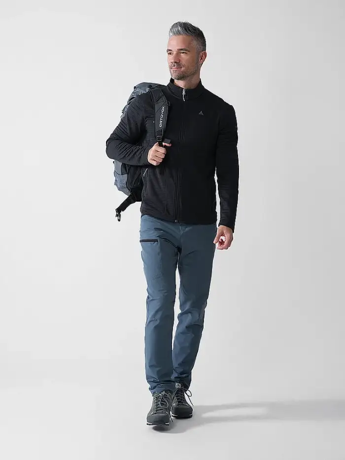 Schöffel Giacca in pile da uomo Circ Fleece SMue nero