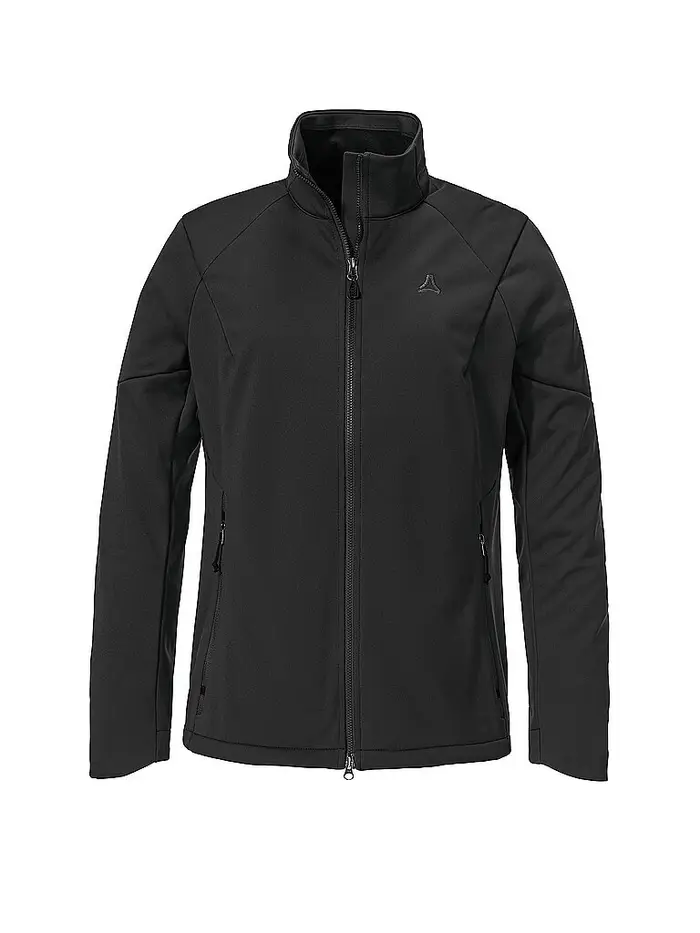 Schöffel Giacca softshell da turismo da donna Fracon nero