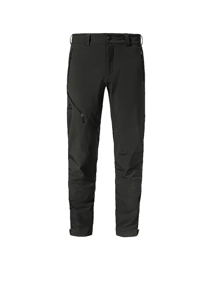 Schöffel Pantaloni da trekking da uomo Cascata nero