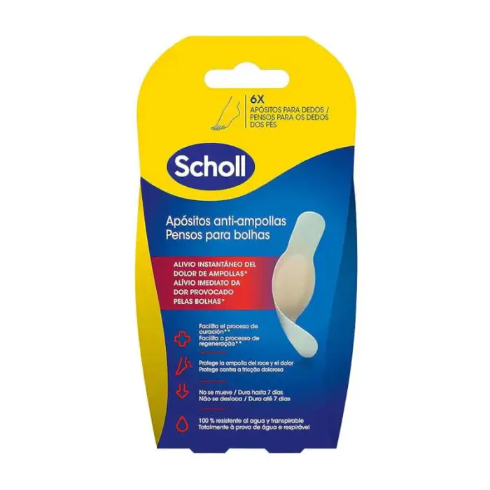 Scholl Cerotti Blister Tallone - 6 Unità Trasparenti