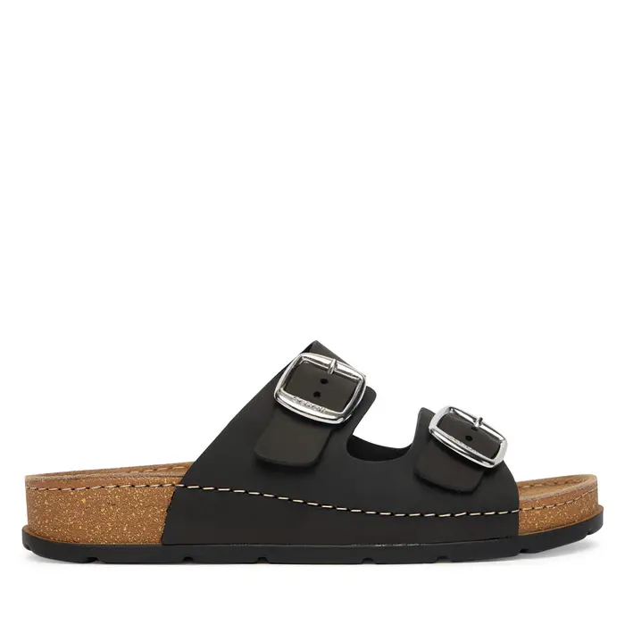 Scholl Ciabatte Bora 2 Buckles MF00751 Nero