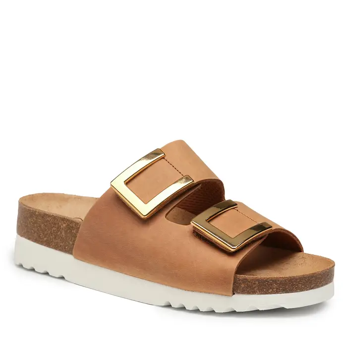 Scholl Ciabatte Monterey 2 Straps Ad Med MF30583 Marrone