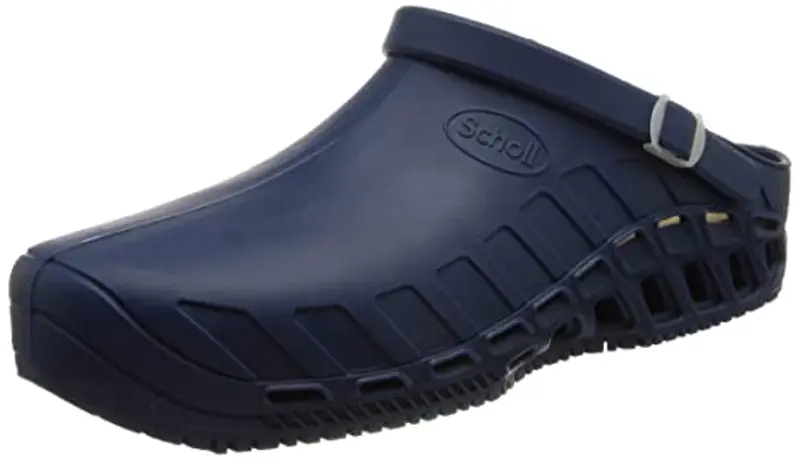 Scholl Clog Evo - Zoccoli Sanitari Professionali per Uomo o Donna, Ultra Leggeri, Comodi e Traspiranti, con Suola Antiscivolo, Soletta in