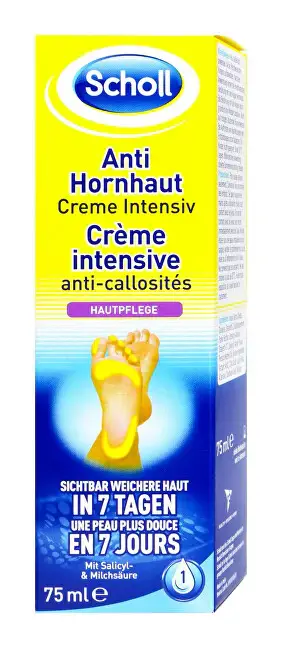 Scholl Crema per ammorbidire la pelle dura dei piedi (Softening) 75 ml