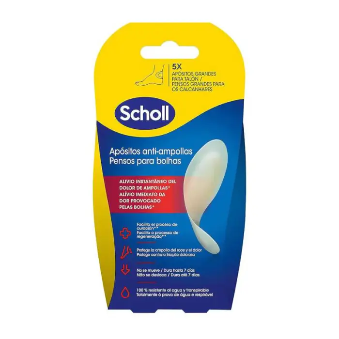 Scholl Dr Grandi Cerotti Anti-Blister per Talloni - 5 Unità